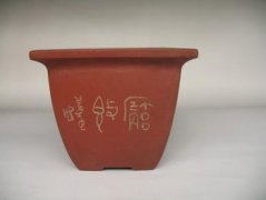紫砂花盆